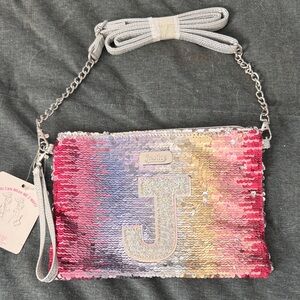 Justice Multicolor Sequin Crossbody Bag